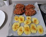Foto del paso 11 de la receta Berenjenas rellenas con patatas