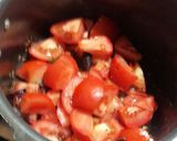 A picture of step 2 of Mushroom peas and corn biryani.
