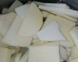 A picture of step 1 of Fried yam and sauce.