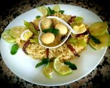 A picture of step 6 of Eggs korma and rice pilau.