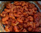 A picture of step 5 of Prawns masala fry.