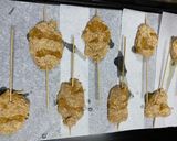 صورة لخطوة 3 من وصفة أقاشي (دجاج بطحينة اللوز خرافة)