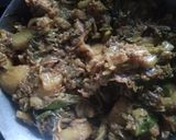 A picture of step 3 of Cabbage sabji with Rohu fish #Cookpad.