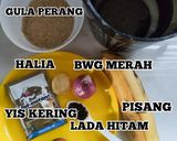 Gambar langkah 1 resipi Apam Bakar Kelantan.