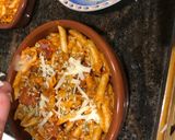 Foto del paso 6 de la receta: Macarrones gratinados con salsa boloñesa y orégano (cocina de aprovechamiento total)