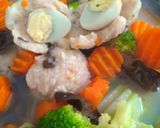 Foto langkah ke 3 dari resep Sup Baso Rambutan.