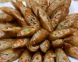 A picture of step 10 of Cheat Day Crispy pork spring rolls.