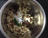 A picture of step 2 of Andhra style Tasty Peanut chutney.