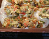 Foto del paso 7 de la receta: Huevos rellenos verduras+bechamel al horno