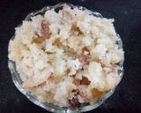 A picture of step 5 of Suji halwa.