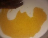 A picture of step 3 of Besan milk.