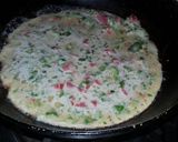 A picture of step 3 of Pizza Omelet.