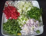 A picture of step 2 of Vegetable Chowmein.