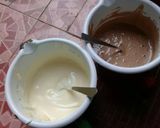 Foto langkah ke 5 dari resep Ogura Zebra cake.