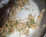 A picture of step 5 of Chicken floral patties.