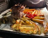 Une image de l'étape 6 de 🥩Carré d’agneau 🌶️🥕🫛aux petits légumes 🥒 🫜🥕🫛.