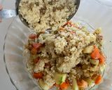 Foto del paso 4 de la receta: Deliciosa 🥳Ensalada de quinoa, con aguacate y queso feta