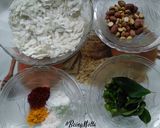 A picture of step 8 of Tri-colour chiwda.