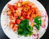 A picture of step 2 of Mexican Tomato Salsa.