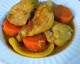 Foto del paso 7 de la receta: Pollo en salsa de limón encurtido y zanahorias dulces orgánicas