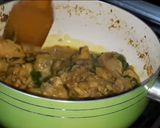 A picture of step 15 of Methi chicken.