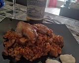 Foto del paso 8 de la receta: Arroz a la Paella de Alitas de Pollo y Boletus con Mayonesa de Trufa