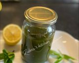 A picture of step 5 of Fresh Mint Leaves And Lemon Simple Syrup:.