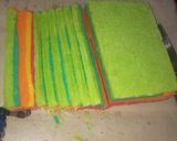 Foto langkah ke 7 dari resep Rainbow gulung mini.