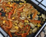 Foto del paso 2 de la receta: Omelette con vegetales salteados en La Planchetta 🍳🫶