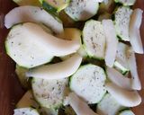 Une image de l'étape 1 de Gratin salé sucré.