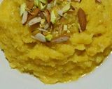 A picture of step 9 of Corn Halwa.
