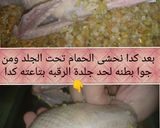 صورة لخطوة 7 من وصفة حمام محشى بأرز وفريك طريقة جديدة وشهية جداً
