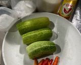 Foto langkah ke 1 dari resep Rujak Timun cuka.