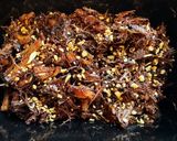 A picture of step 4 of Crispy Leftover Adobo Flakes.