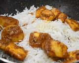 A picture of step 11 of Paneer Biryani (No Onion/garlic).