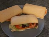 Panini au saumon fumé