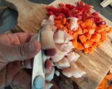 A picture of step 2 of Swiss Chard Stew.