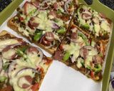 A picture of step 4 of Bread pizza.