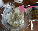 Foto del paso 4 de la receta: Manzanas caramelizadas con queso de untar y té Matcha