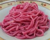 Foto langkah ke 5 dari resep Mie Naga Eggless Homemade (mie buah naga).