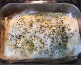 A picture of step 4 of Vegan spanakopita (spinach pie) #bakingcontest.