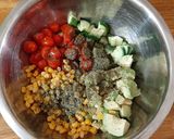 Avokádós paradicsomsaláta-sült hallal és steak burgonyával recept fázis 1 fotója