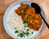 Une image de l'étape 6 de Poulet façon Stroganoff.