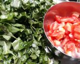A picture of step 1 of Chavli ki mix sabji.