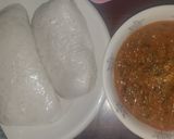 A picture of step 6 of Miyan taushe (groundnut soup).