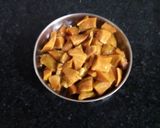 A picture of step 1 of Chikoo drink.