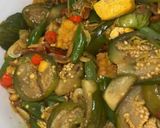 Foto langkah ke 9 dari resep Tempe Tahu Sayur Terong Tauco Medan.