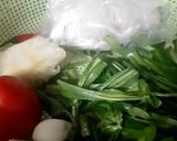 Hình bước làm 1 của món Canh măng cá và lòng cá