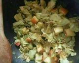 A picture of step 5 of Vickys Sauteed Cabbage with Leek and Apple, GF DF EF SF NF.