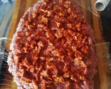 Foto del paso 3 de la receta: Rollo de carne rellena de chorizo en salsa al horno